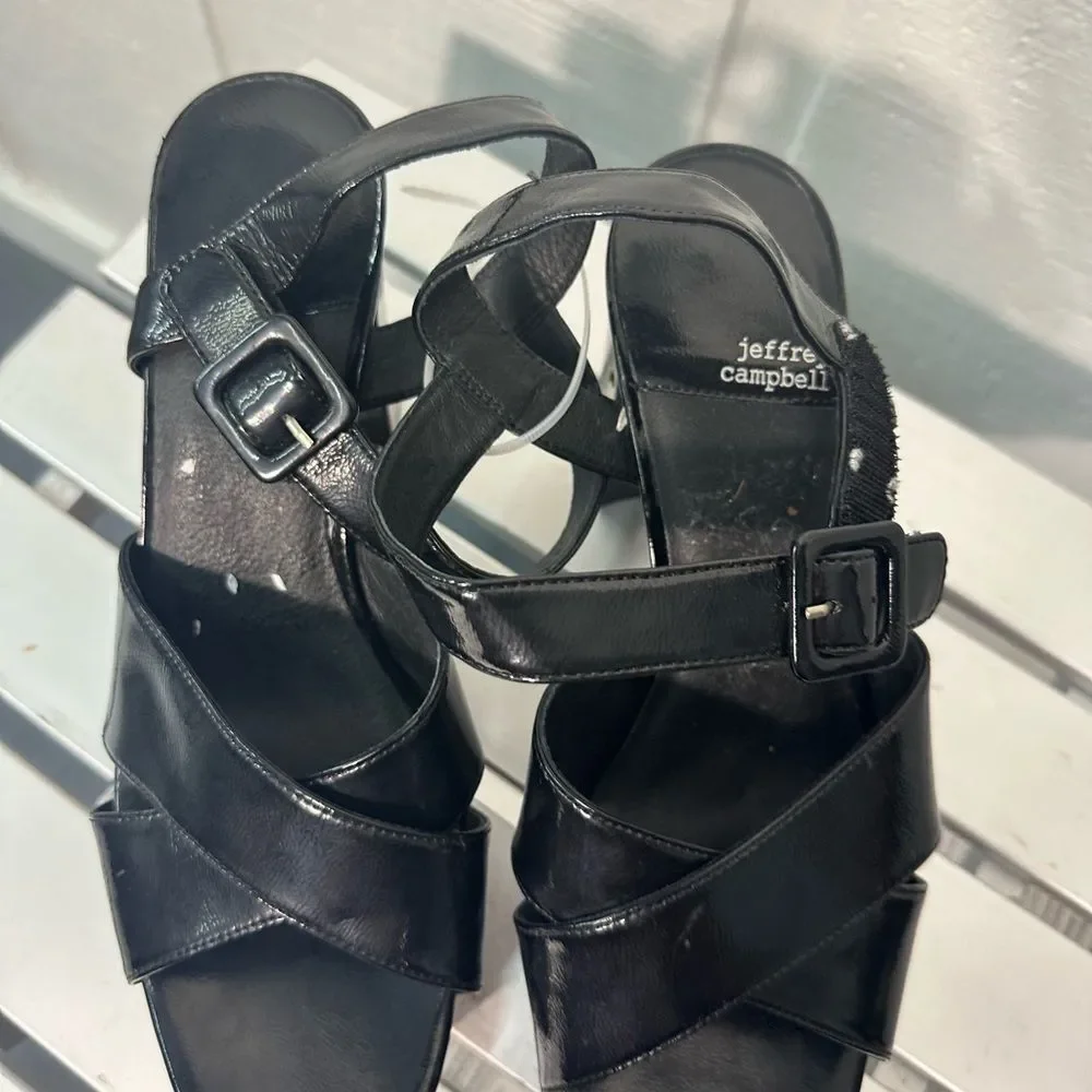 Jeffrey Campbell  Women's Amma Black Size 10 NWOT